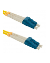 Qoltec Patchcord światłowodowy LC/UPC-LC/UPC | SM | 9/125 | G652D | 2m - nr 1