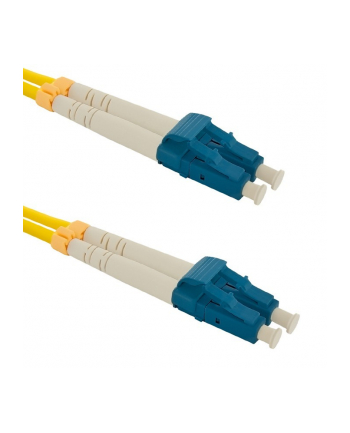 Qoltec Patchcord światłowodowy LC/UPC-LC/UPC | SM | 9/125 | G652D | 2m