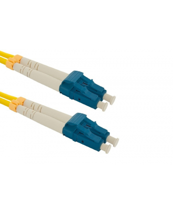 Qoltec Patchcord światłowodowy LC/UPC-LC/UPC | SM | 9/125 | G652D | 2m