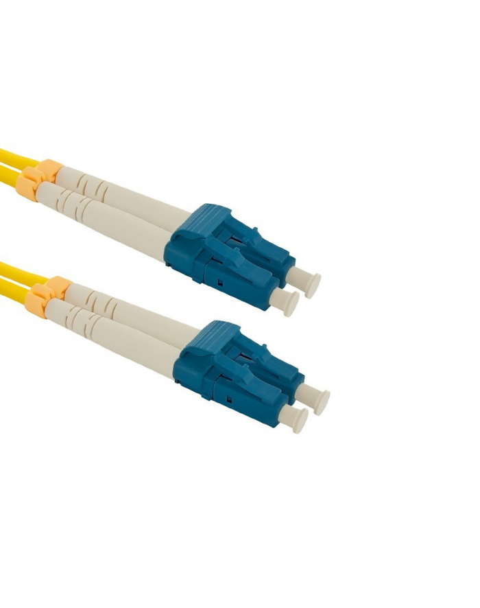 Qoltec Patchcord światłowodowy LC/UPC-LC/UPC | SM | 9/125 | G652D | 2m główny