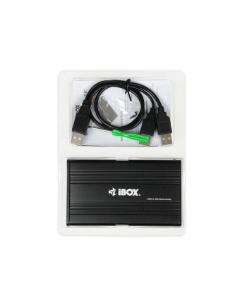 Obudowa HDD I-Box HD-01 ( USB 2.0 2 5  Czarny aluminium )