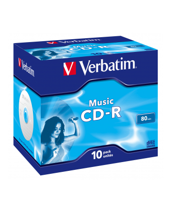 CD-R Verbatim Audio 700MB 16x 10szt. case nr 1