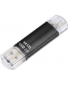 Hama Polska Flashdrive Leata Twin 64GB mikroUSB 2.0/USB 3.0 OTG czarny - nr 22
