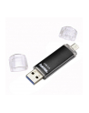 Hama Polska Flashdrive Leata Twin 64GB mikroUSB 2.0/USB 3.0 OTG czarny - nr 7