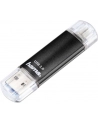 Hama Polska Flashdrive Leata Twin 64GB mikroUSB 2.0/USB 3.0 OTG czarny - nr 16