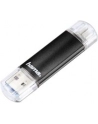 Hama Polska Flashdrive Leata Twin 64GB mikroUSB 2.0/USB 3.0 OTG czarny - nr 29