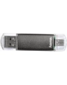 Hama Polska Flashdrive Leata Twin 64GB mikroUSB 2.0/USB 3.0 OTG czarny - nr 30