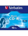 CD-R Verbatim Audio 700MB 16x 10szt. case - nr 21