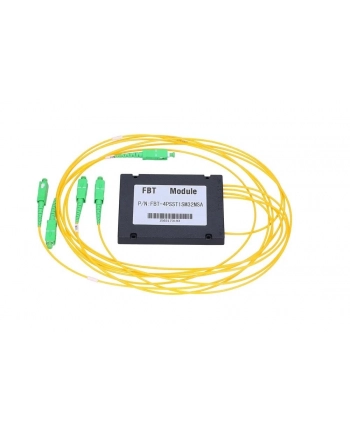 EXTRALINK 1:4 FBT COUPLER 70:10:10:10 SC/APC 2.0MM 1M ABS BOX
