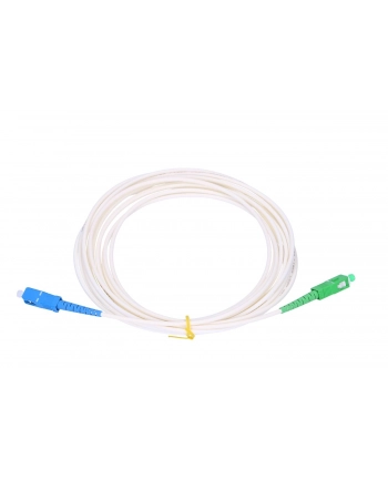 EXTRALINK PATCHCORD EASY FLEX SC/UPC-SC/APC G657B3 LSZH 3.0MM 15M WHITE CABLE nr 1