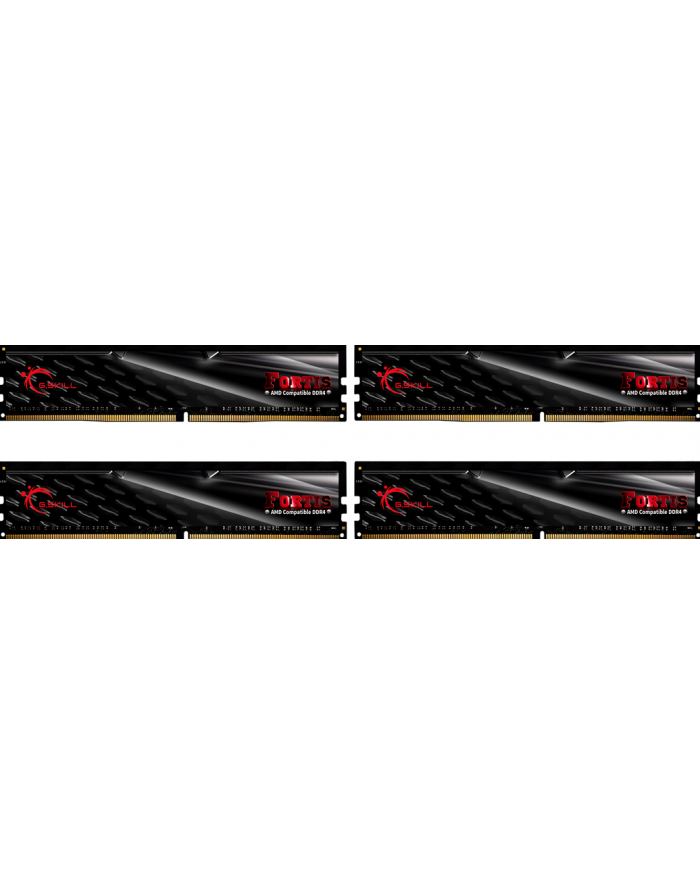 G.Skill DDR4 64GB 2400-CL15 FORTIS  - Quad Kit - Black główny