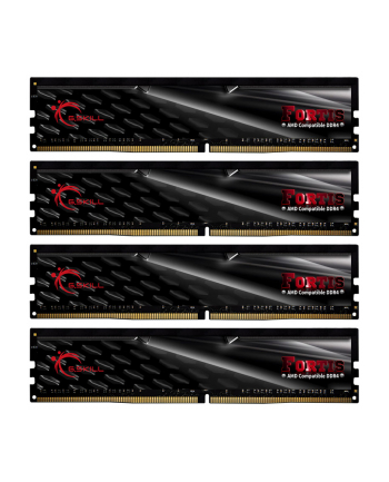 G.Skill DDR4 64GB 2400-CL15 FORTIS  - Quad Kit - Black