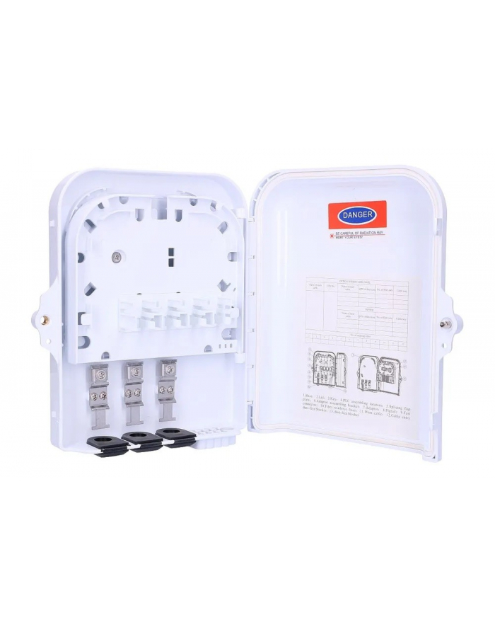 EXTRALINK CAROL 8 CORE FIBER OPTIC DISTRIBUTION BOX EX8C1316-8E główny
