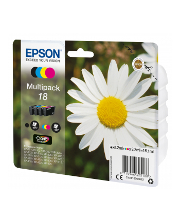 Multipack T1806 CMYK 3x3.3ml+1x5.2ml do XP-30 nr 2