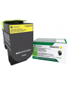 Toner Lexmark yellow zwrotny | 2300 str | CS/CX3/4/517 - nr 14