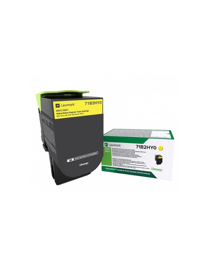 Toner Lexmark yellow zwrotny | 3500 str | CS/CX4/517 główny