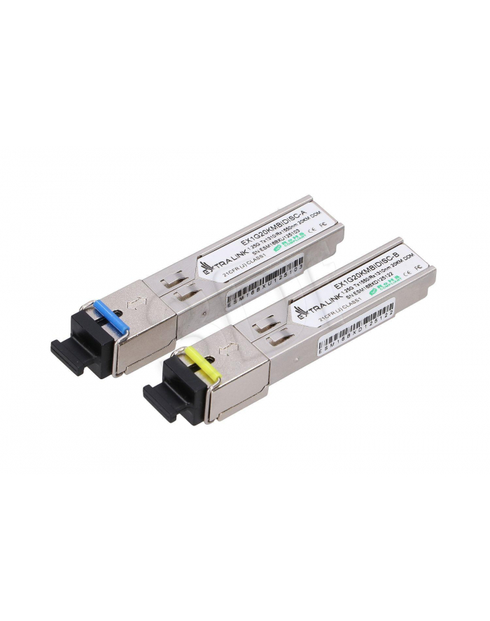 EXTRALINK SFP 1.25G WDM 1310/1550NM SINGLE MODE 20KM SC - PAIR główny