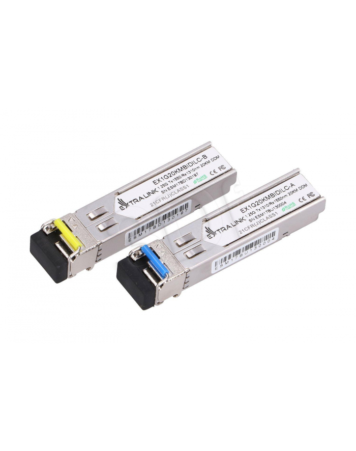 EXTRALINK SFP 1.25G WDM 1310/1550NM SM 20KM LC - PAIR główny