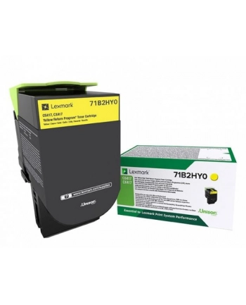 Toner Lexmark yellow zwrotny | 3500 str | CS/CX4/517 nr 1