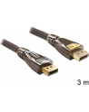 Delock Kabel Displayport 1.2 męski > Displayport męski 4K 1m PREMIUM - nr 17