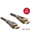Delock Kabel Displayport 1.2 męski > Displayport męski 4K 1m PREMIUM - nr 18
