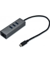i-tec USB-C Metal 3-portowy HUB z adapterem Gigabit Ethernet - nr 21