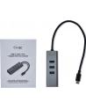 i-tec USB-C Metal 3-portowy HUB z adapterem Gigabit Ethernet - nr 22