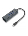i-tec USB-C Metal 3-portowy HUB z adapterem Gigabit Ethernet - nr 33