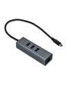 i-tec USB-C Metal 3-portowy HUB z adapterem Gigabit Ethernet - nr 34