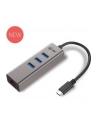 i-tec USB-C Metal 3-portowy HUB z adapterem Gigabit Ethernet - nr 38