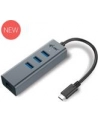 i-tec USB-C Metal 3-portowy HUB z adapterem Gigabit Ethernet - nr 40