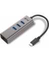 i-tec USB-C Metal 3-portowy HUB z adapterem Gigabit Ethernet - nr 45