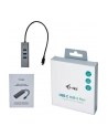 i-tec USB-C Metal 3-portowy HUB z adapterem Gigabit Ethernet - nr 48