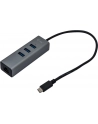 i-tec USB-C Metal 3-portowy HUB z adapterem Gigabit Ethernet - nr 49
