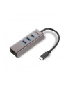 i-tec USB-C Metal 3-portowy HUB z adapterem Gigabit Ethernet - nr 55