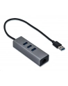 i-tec USB 3.0 Metal 3 port HUB Gigabit Ethernet 1x USB 3.0 do RJ-45 3x USB 3.0 - nr 10