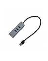 i-tec USB 3.0 Metal 3 port HUB Gigabit Ethernet 1x USB 3.0 do RJ-45 3x USB 3.0 - nr 15