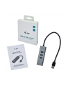 i-tec USB 3.0 Metal 3 port HUB Gigabit Ethernet 1x USB 3.0 do RJ-45 3x USB 3.0 - nr 20