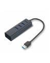 i-tec USB 3.0 Metal 3 port HUB Gigabit Ethernet 1x USB 3.0 do RJ-45 3x USB 3.0 - nr 22