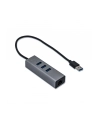 i-tec USB 3.0 Metal 3 port HUB Gigabit Ethernet 1x USB 3.0 do RJ-45 3x USB 3.0 - nr 4
