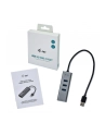 i-tec USB 3.0 Metal 3 port HUB Gigabit Ethernet 1x USB 3.0 do RJ-45 3x USB 3.0 - nr 7