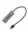 i-tec USB 3.0 Metal 3 port HUB Gigabit Ethernet 1x USB 3.0 do RJ-45 3x USB 3.0 - nr 9
