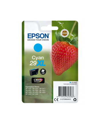 Tusz T2992 CYAN 6.4ml do serii XP modele 235~445 nr 2