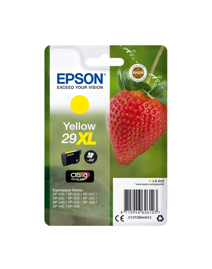 Tusz T2994 YELLOW 6.4ml do serii XP modele 235~445 główny