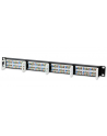 TechlyPro Patch panel 19'' 1U UTP 24 porty RJ45 Cat5e T568A/B czarny - nr 2