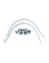 TechlyPro Patch panel 19'' 1U STP 24 porty RJ45 Cat6A T568A/B z półką czarny - nr 12