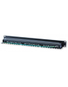TechlyPro Patch panel 19'' 1U STP 24 porty RJ45 Cat6A T568A/B z półką czarny - nr 3