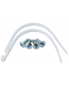 TechlyPro Patch panel 19'' 1U STP 24 porty RJ45 Cat6A T568A/B z półką czarny - nr 6