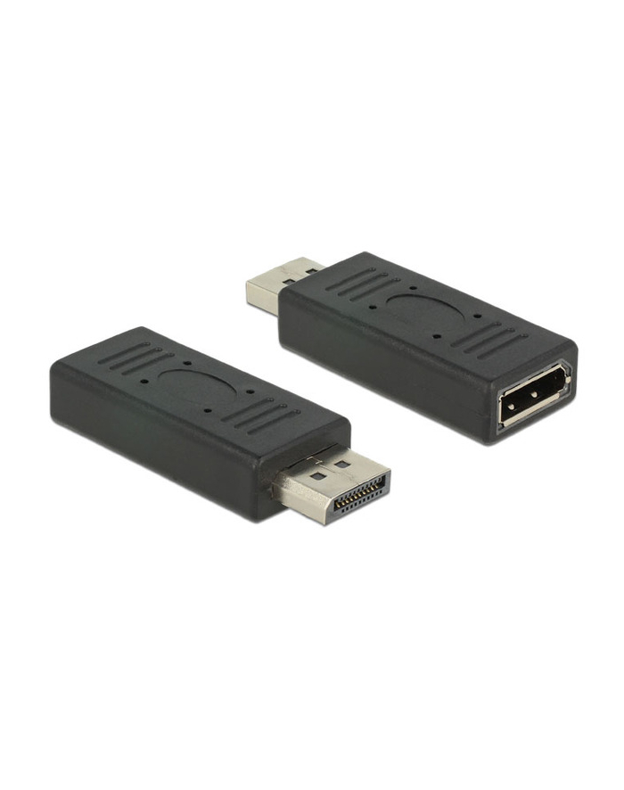 Delock Adapter Displayport 1.2 męski > saver gniazd Displayport żeński główny