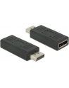 Delock Adapter Displayport 1.2 męski > saver gniazd Displayport żeński - nr 3